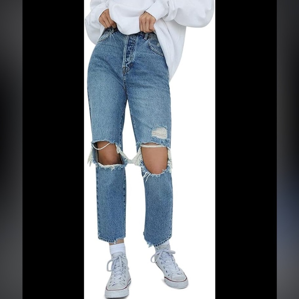 Pac Sun high rise straight jeans size 26 in excellent like-new condition